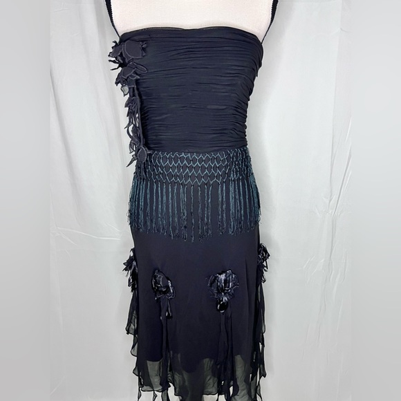 Jovani Strapless Black Cocktail Dress - Picture 6 of 9